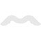 Ekena Millwork Pitch Midway Architectural Grade PVC Gable Pediment, 36"W x 18"H x 1"P (12/12) GPP036X018X100MID - alternate 4